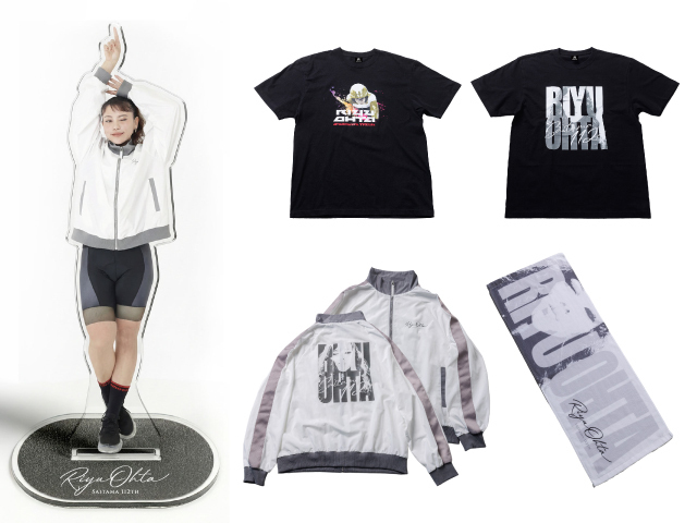 太田りゆ選手が監修したオリジナルグッズ