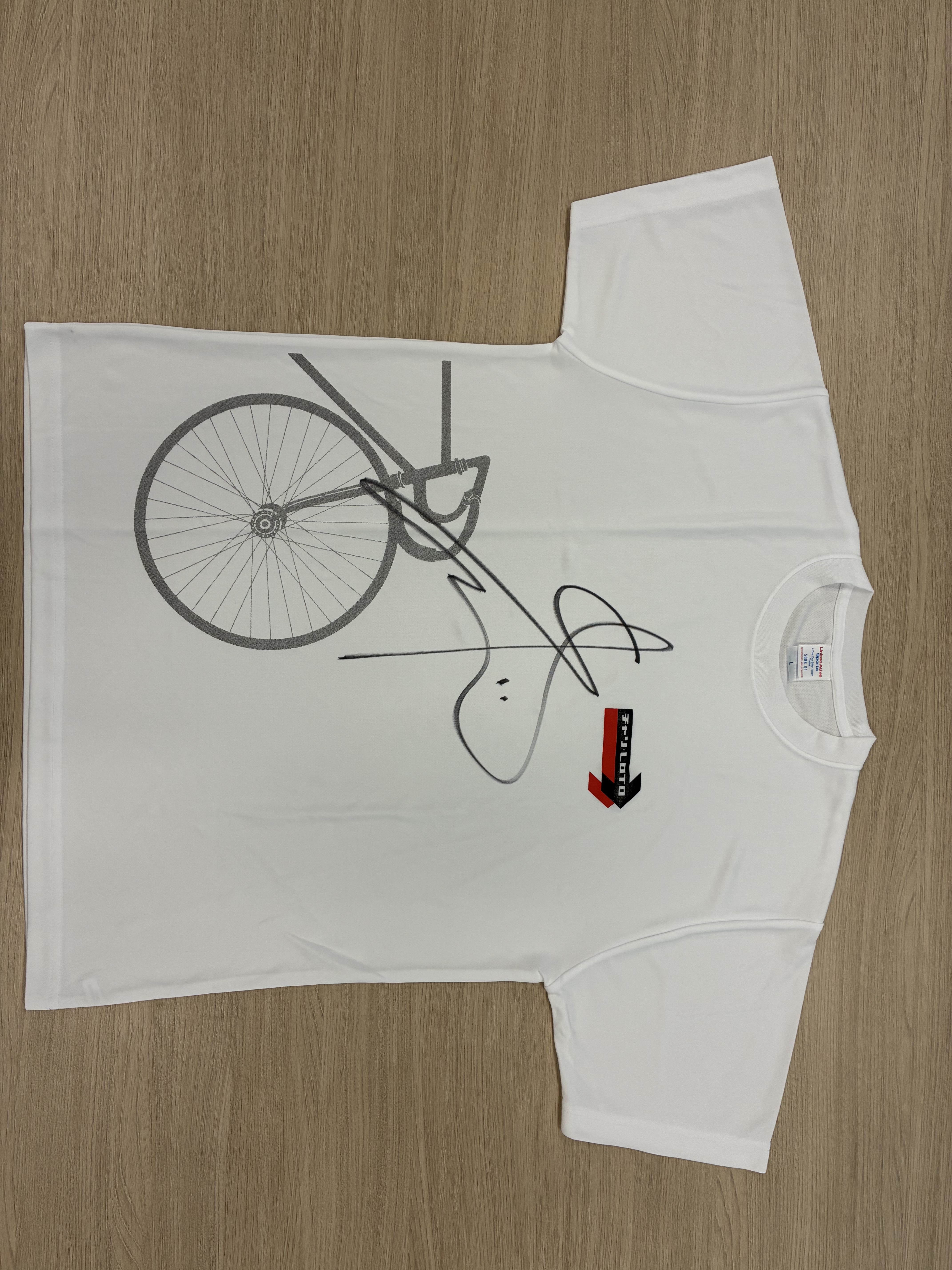 中野慎詞選手サインTシャツ（ホワイト）：Lサイズ