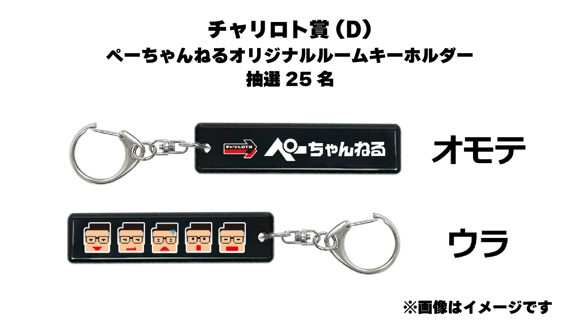 ぺーちゃんねるオリジナルルームキーホルダー