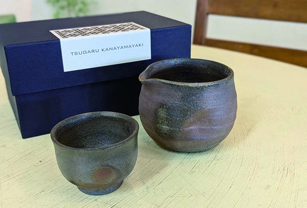 津軽金山焼酒器セット