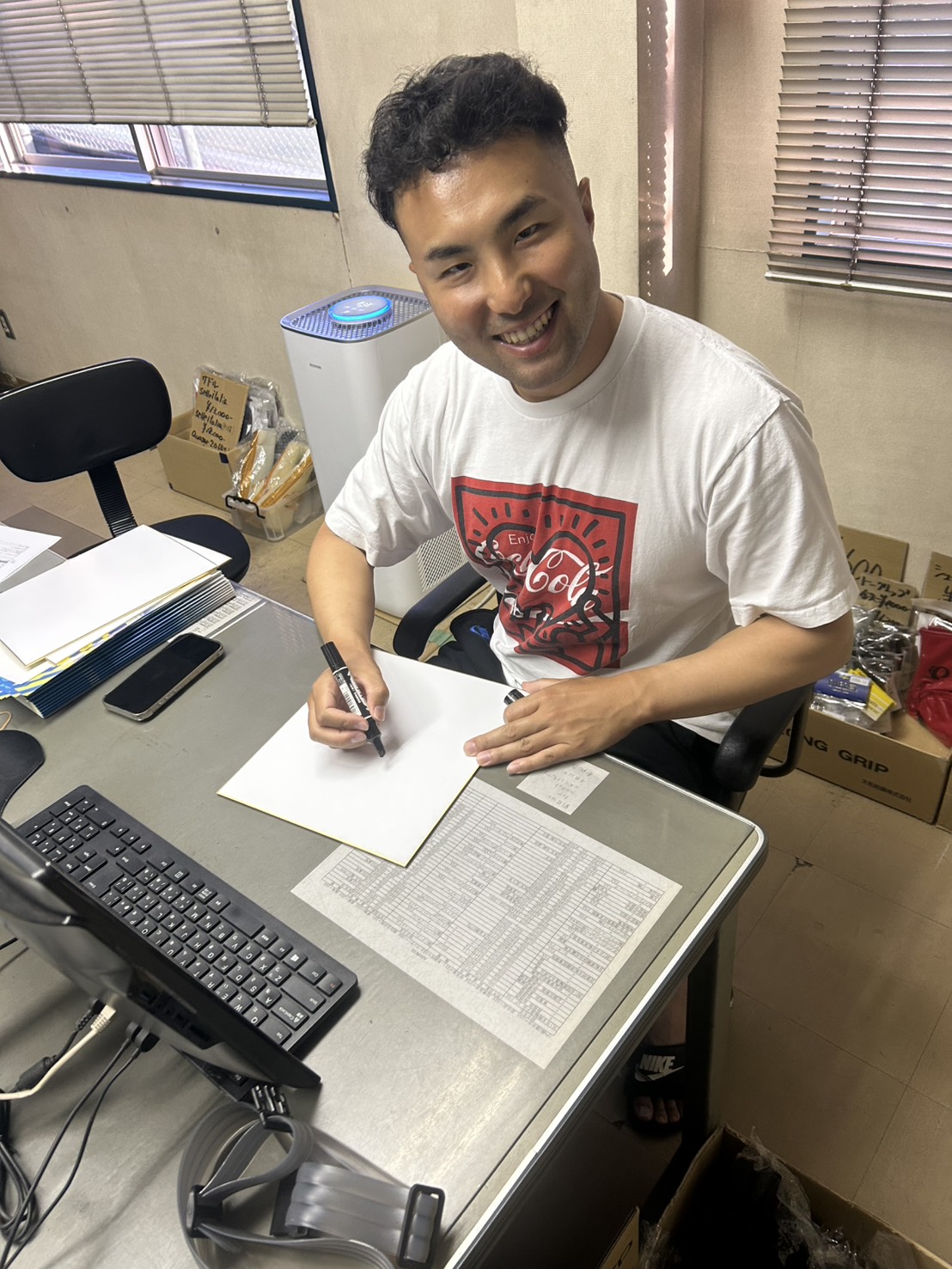 村田瑞季選手サイン入り色紙