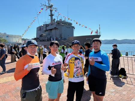 瀬戸選手 弱虫ペダルの作者とイベントにて